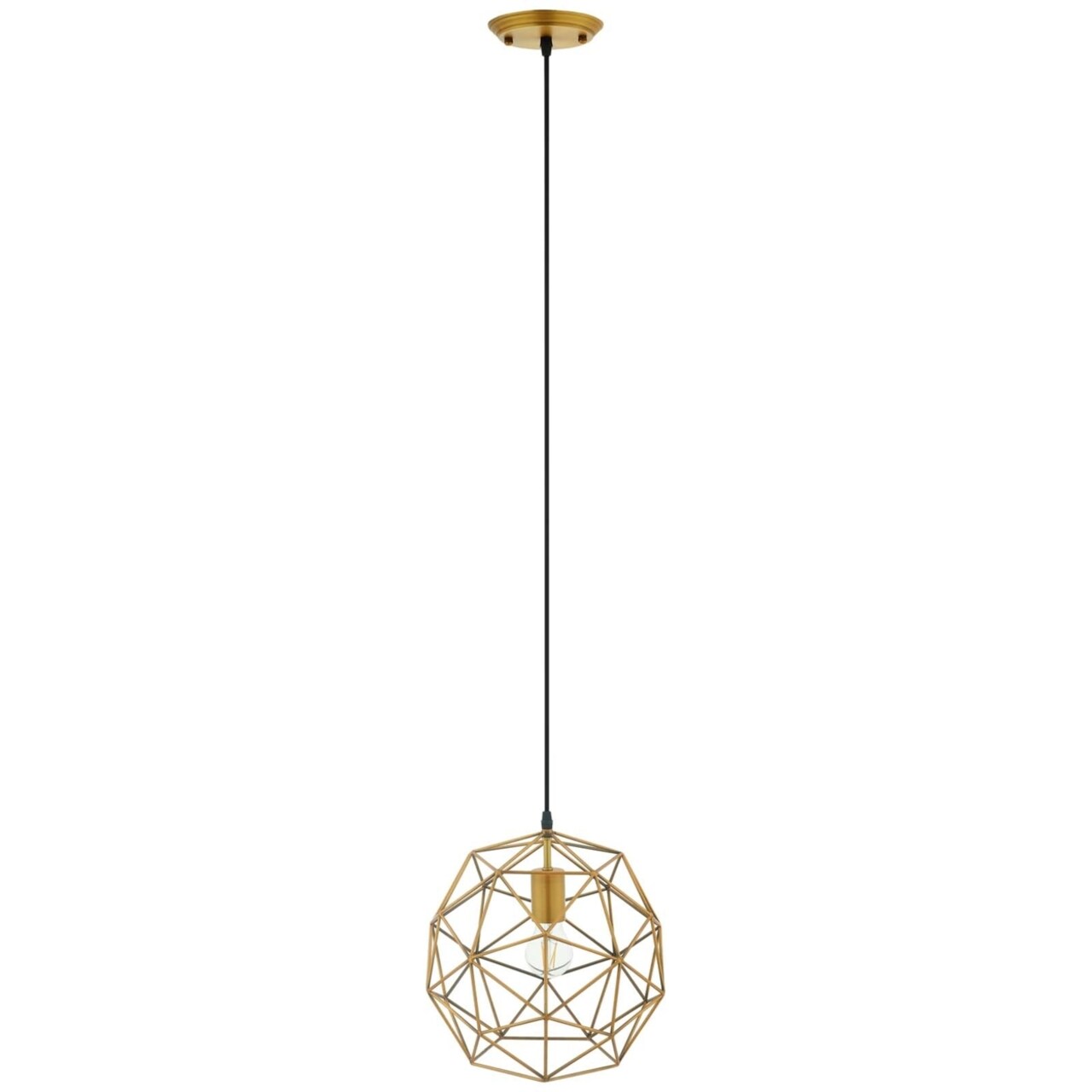Modway Rarity Geometric Decagon-Shaped Brass Pendant Light-EEI-2911